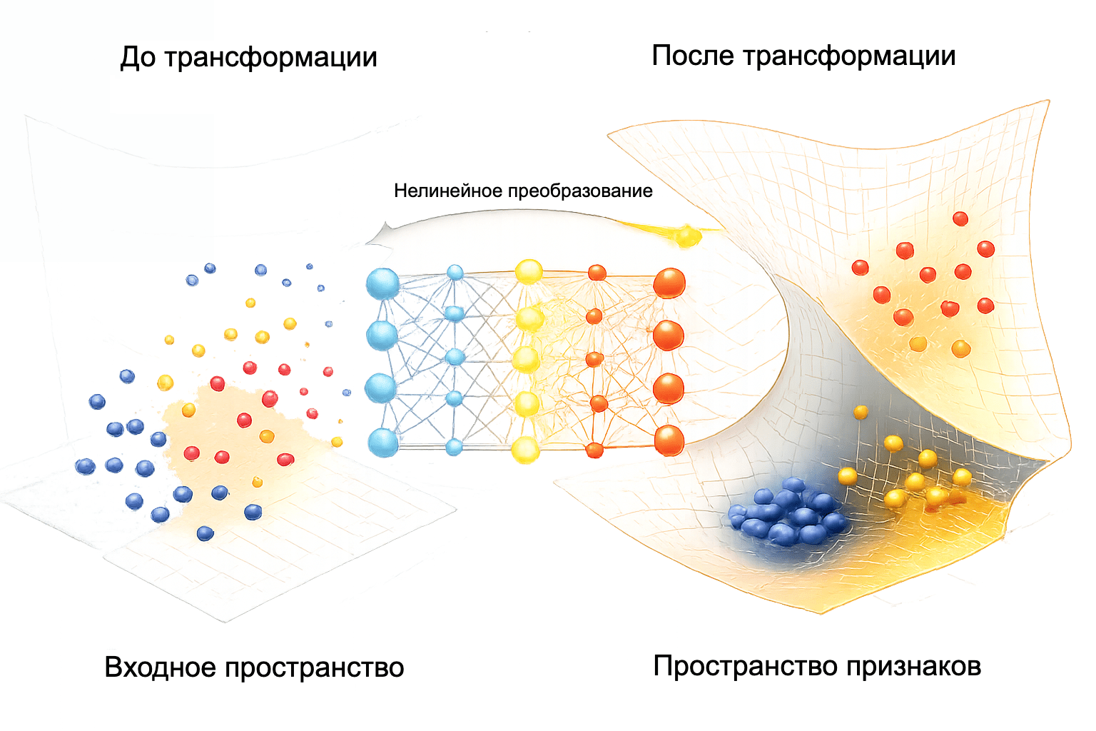 Нелинейное преобразование пространства
